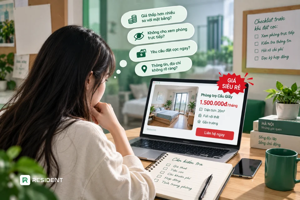 Cẩn thận với phòng có mức giá rẻ bất thường