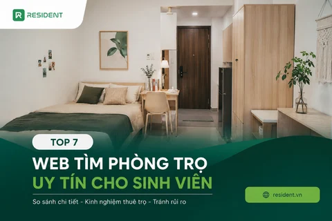 Top 7 web tìm phòng trọ uy tín cho sinh viên