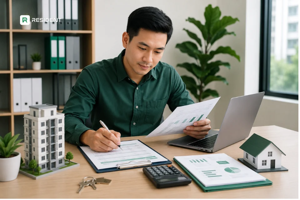 Thông báo doanh thu từ hoạt động cho thuê bất động sản