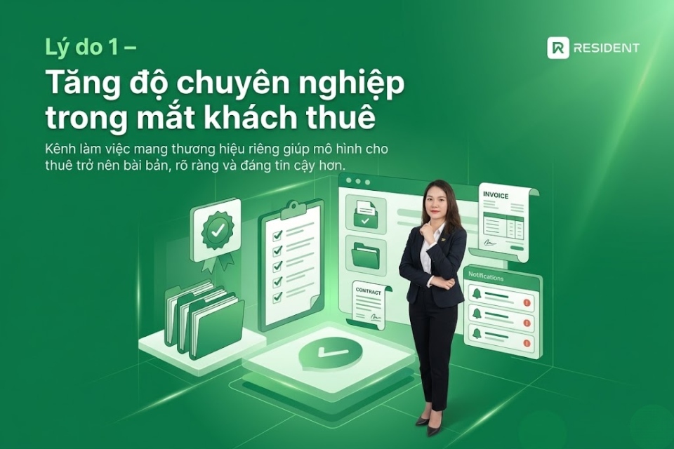 Tăng độ chuyên nghiệp trong mắt khách thuê