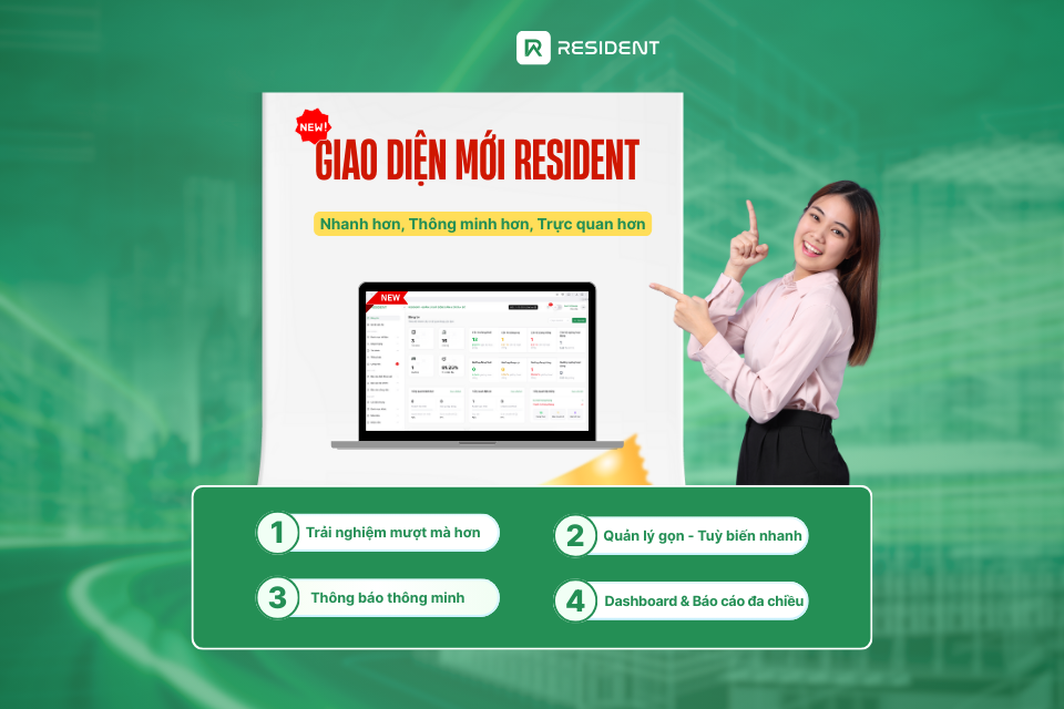Giao diện mới Resident