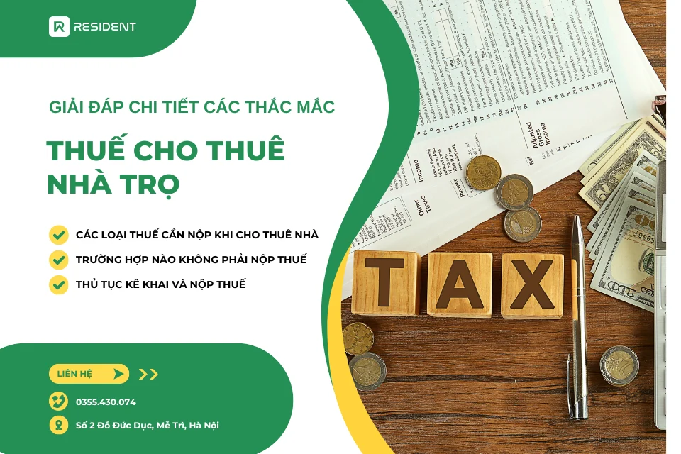 Giải đáp chi tiết các thắc mắc về thuế cho thuê nhà trọ