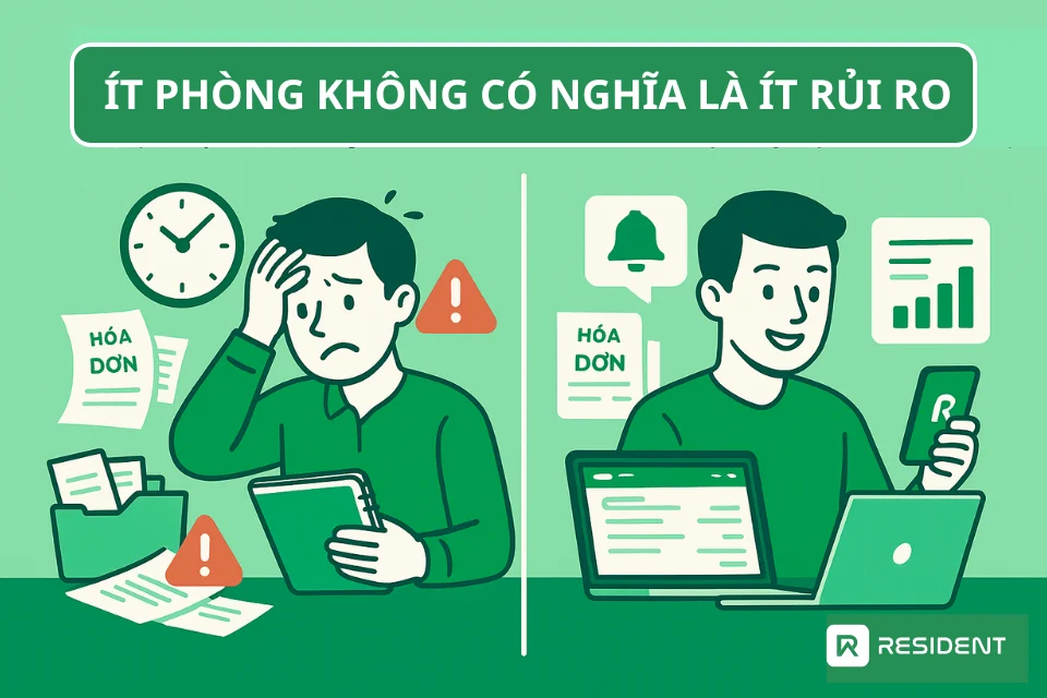 Phần mềm quản lý phòng trọ ít phòng