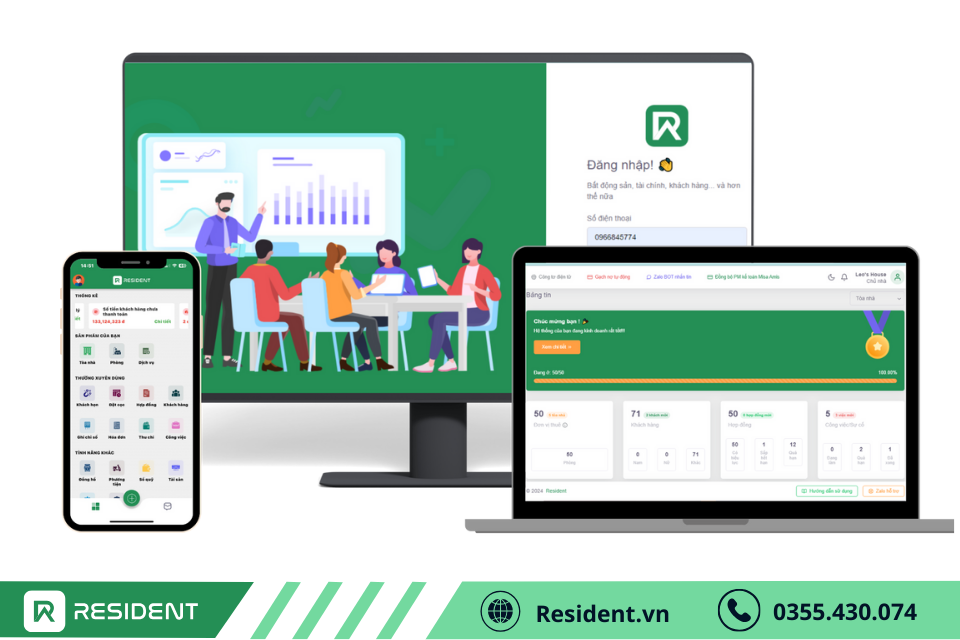 Sử dụng phần mềm quản lý nhà trọ tích hợp tính năng an ninh