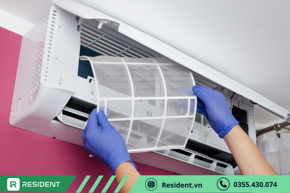 Vệ sinh lưới lọc không khí