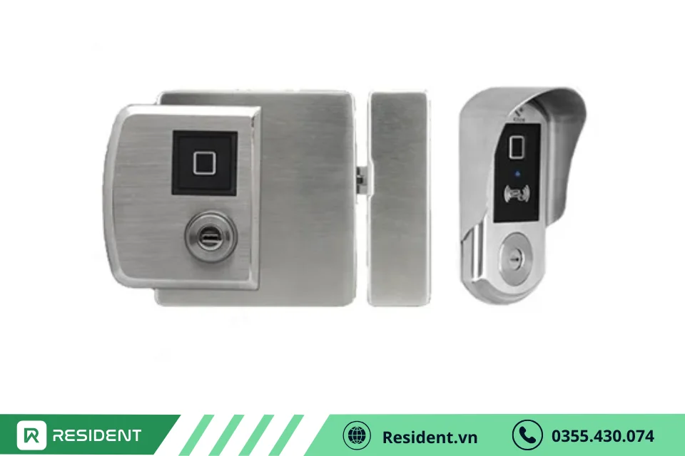 Khóa vân tay nhà trọ cho cửa cổng sắt Kitos DL02 Pro