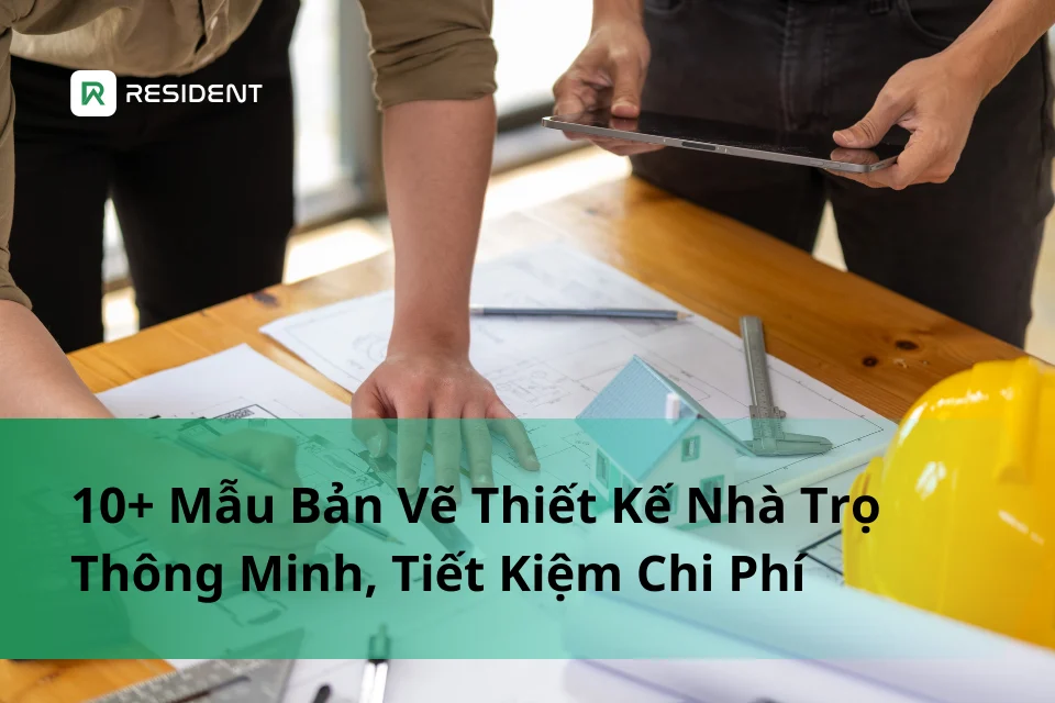 10+ mẫu bản vẽ thiết kế nhà trọ thông minh, tiết kiệm chi phí