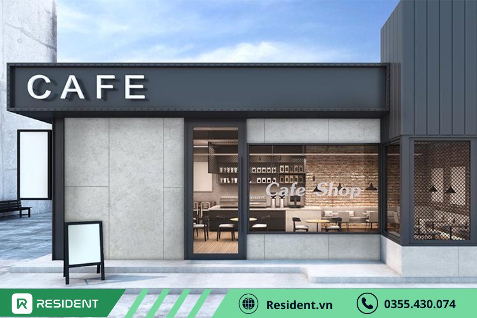 Mẫu nhà container làm quán cafe đẹp, tiết kiệm chi phí