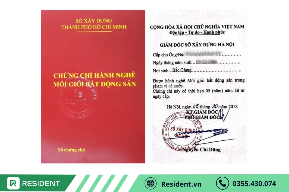 Điều kiện cấp chứng chỉ môi giới bất động sản từ 01/8/2024