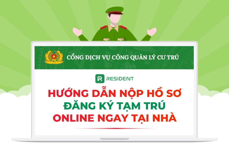 Hướng dẫn chi tiết đăng ký tạm trú online