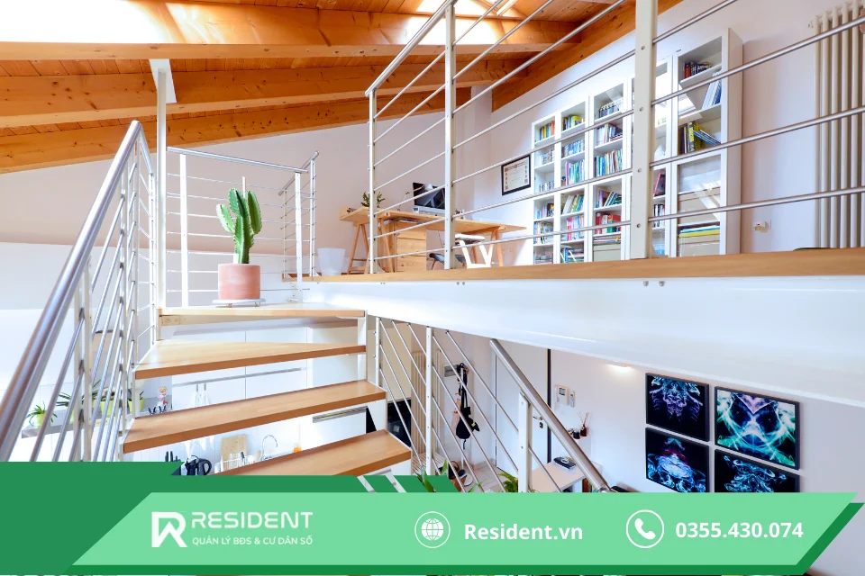 Gác lửng thường được sử dụng để làm phòng ngủ