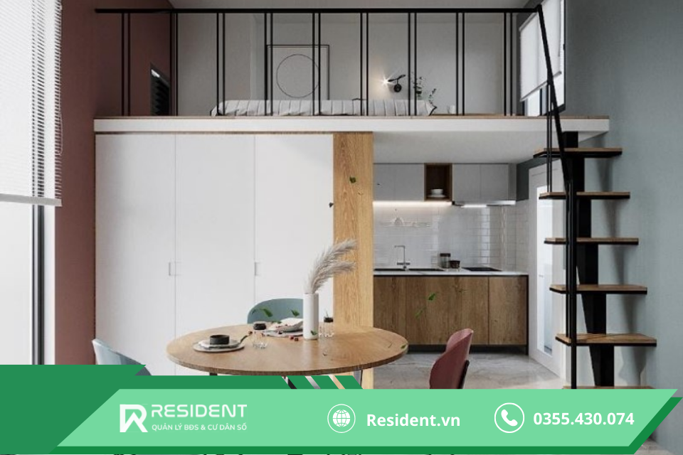 Thiết kế phòng trọ 12m2 với cách bố trí thông minh trở nên tiện nghi hơn