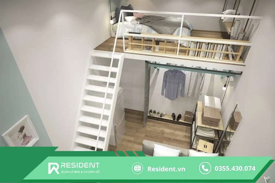 Thiết kế phòng trọ 9m2 gọn gàng tinh tế