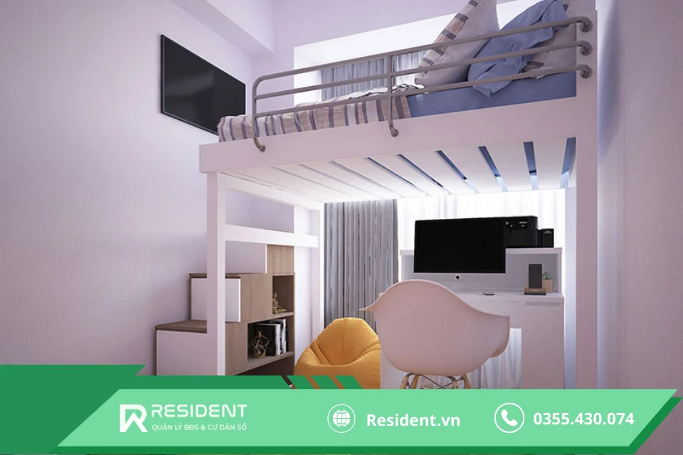 Sơn nhà và sử dụng nội thất sáng màu giúp không gian gọn gàng, rộng rãi hơn