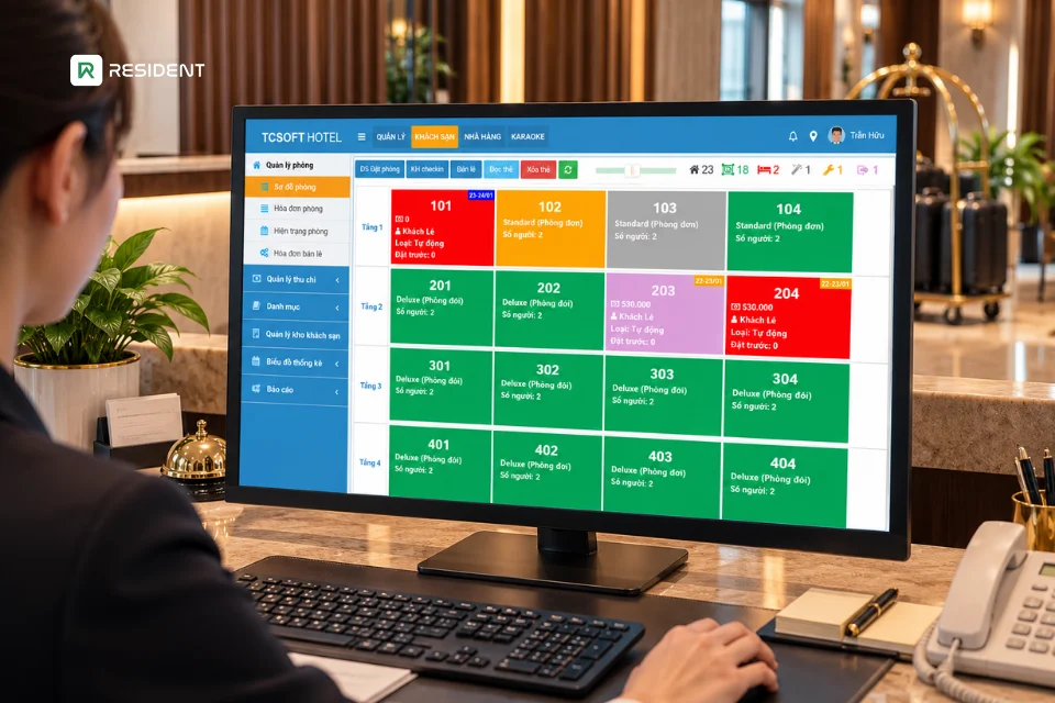 TCSOFT HOTEL – Quản lý khách sạn, nhà nghỉ và khách đoàn