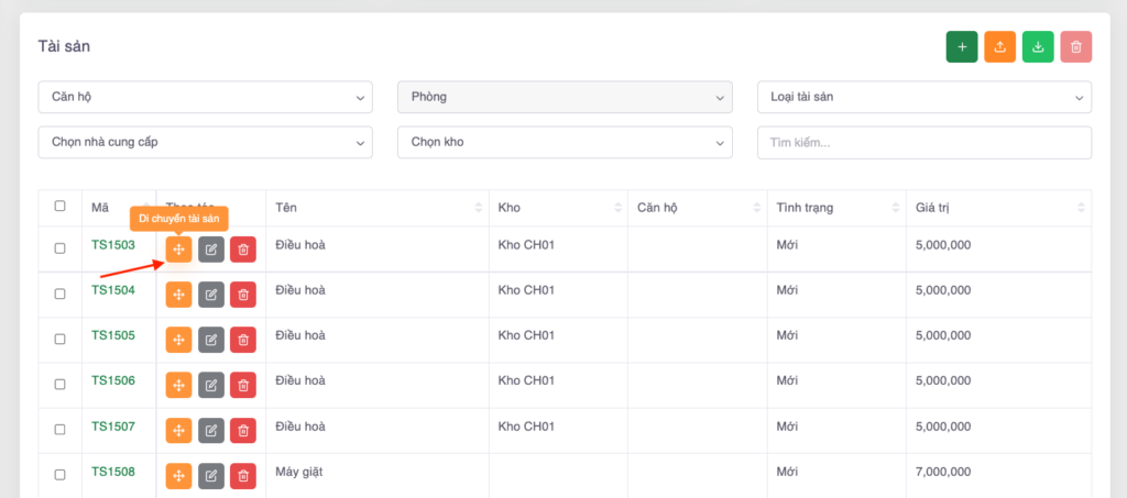 Di chuyển tài sản