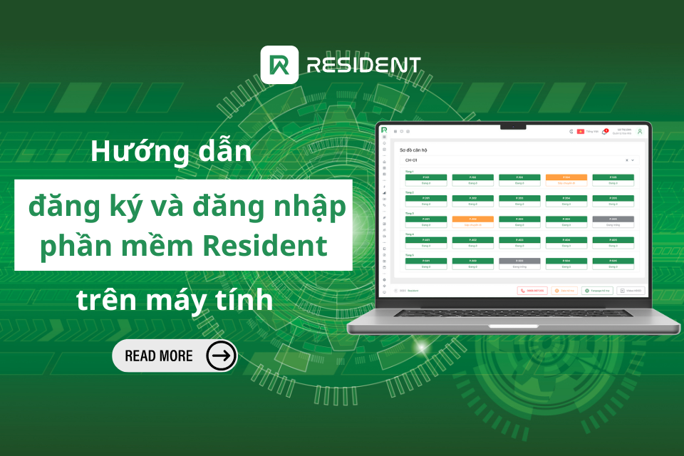 Hướng dẫn đăng ký và đăng nhập phần mềm Resident trên máy tính
