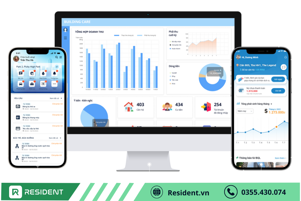 Phần mềm quản lý tòa nhà Building Care