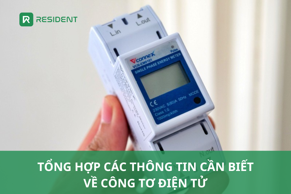 Tổng hợp các thông tin cần biết về công tơ điện tử