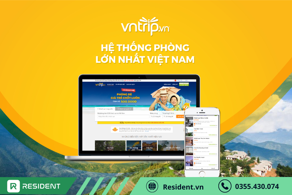 Vntrip.vn là kênh OTA phù hợp với khách hàng Việt Nam