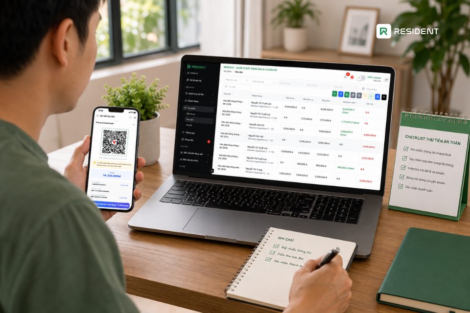Cách phòng tránh bill chuyển khoản giả khi thu tiền thuê nhà
