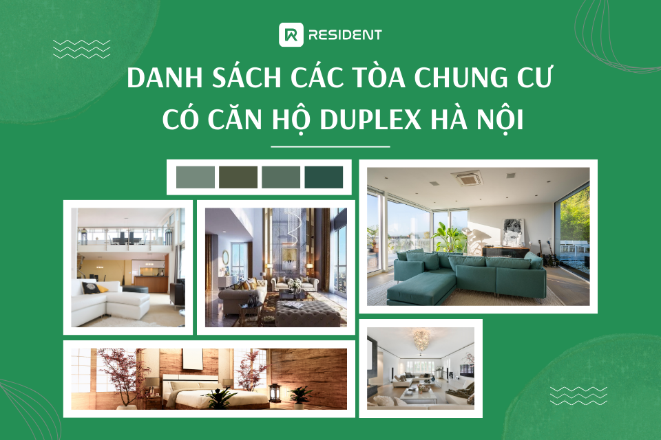 Danh sách các tòa chung cư có căn hộ Duplex Hà Nội