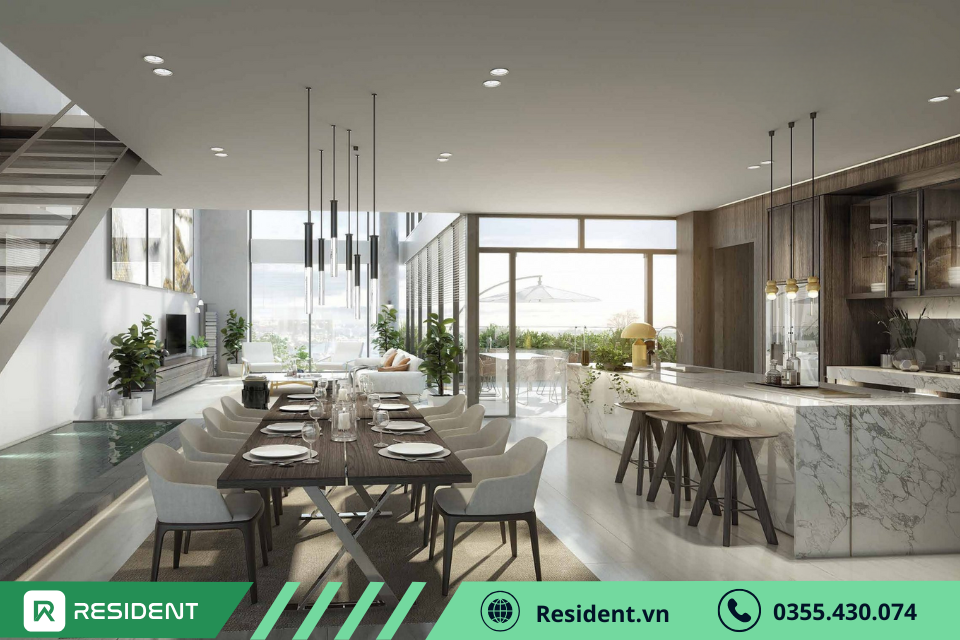 Căn hộ Duplex Hà Nội chung cư N01 T6 T7 Ngoại Giao Đoàn (Chung cư Han Jardin)