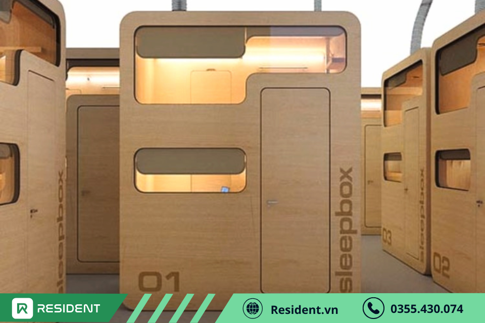 Sleepbox không chỉ là chỗ ở giá rẻ mà còn mở ra cơ hội kinh doanh cho việc khai thác không gian.