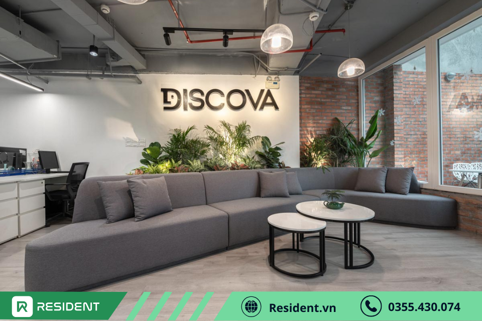 Mẫu thiết kế văn phòng công ty DISCOVA