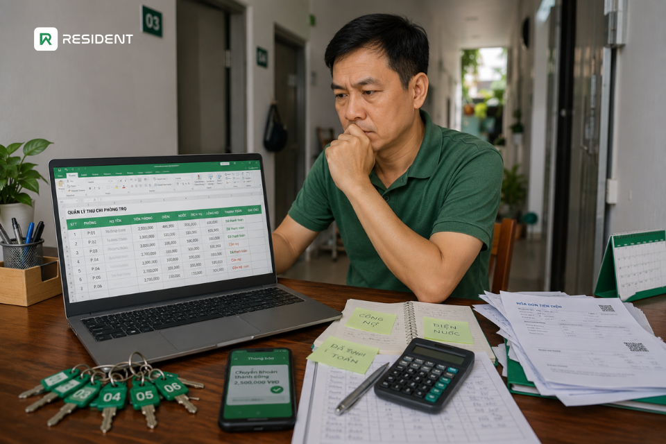 Khi nào nên dùng phần mềm quản lý phòng trọ ít phòng?