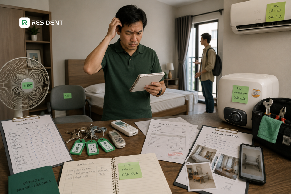 Những vấn đề thường gặp khi quản lý tài sản thủ công