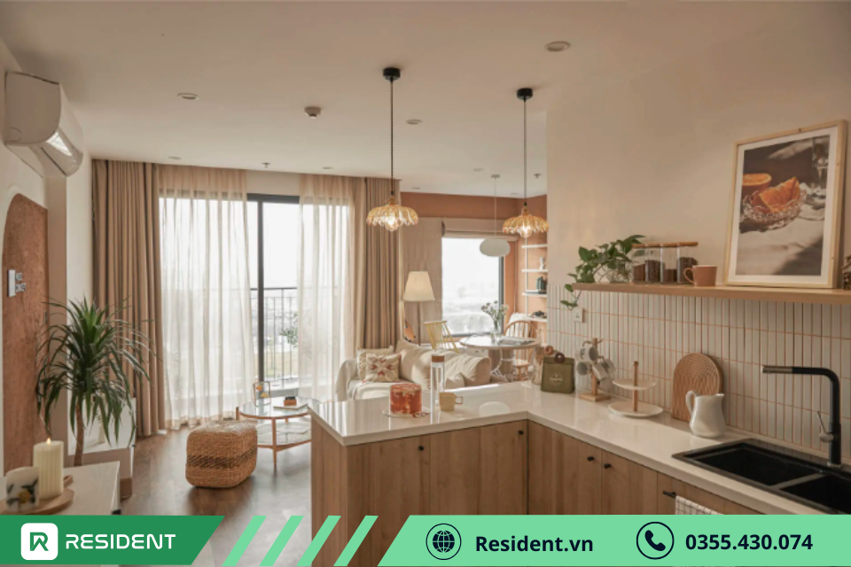 Thiết kế căn phòng ấm áp, nhẹ nhàng và ngọt ngào với nội thất trang trí đẹp, độc đáo