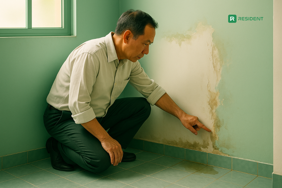 Nguyên nhân phổ biến gây thấm trong phòng trọ
