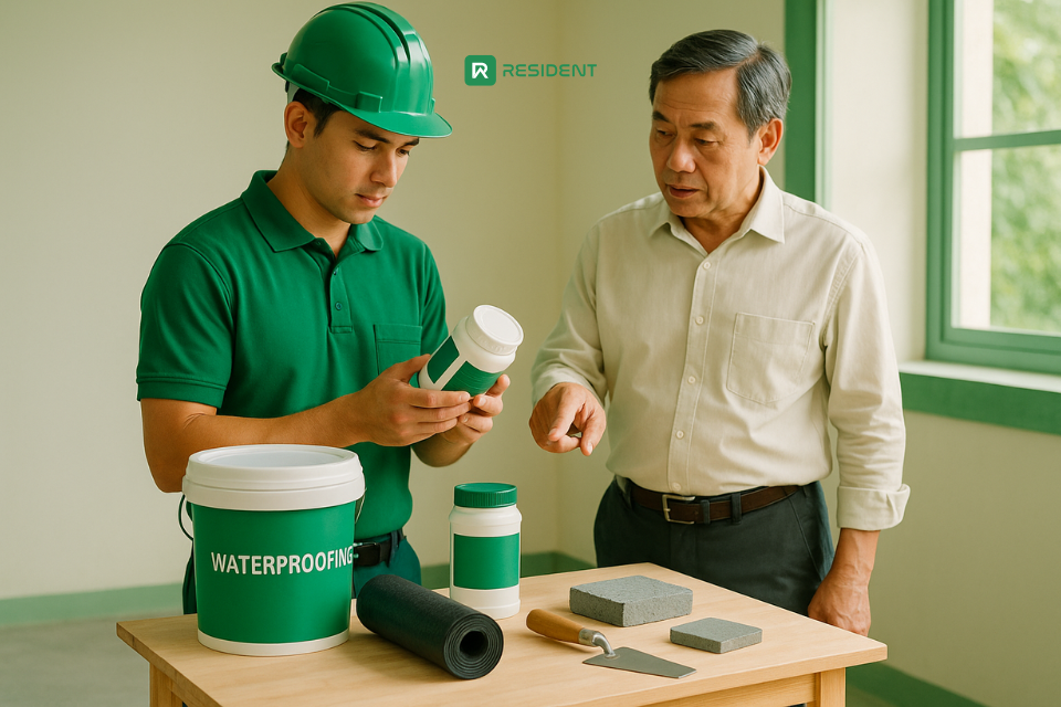 Mẹo lựa chọn vật liệu chống thấm phòng trọ hiệu quả – tiết kiệm