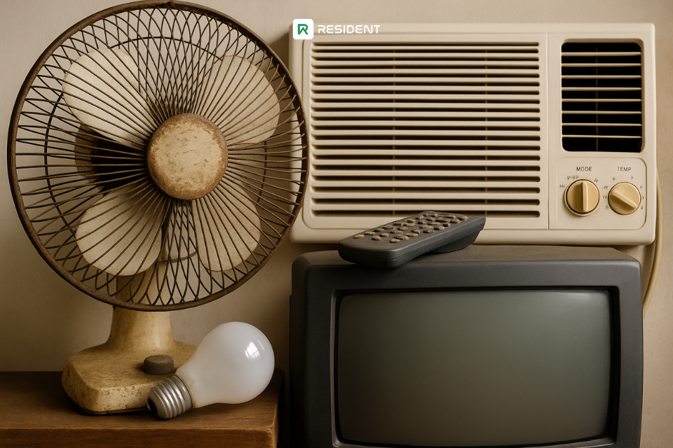 Thiết bị điện quá cũ hoặc không tiết kiệm năng lượng