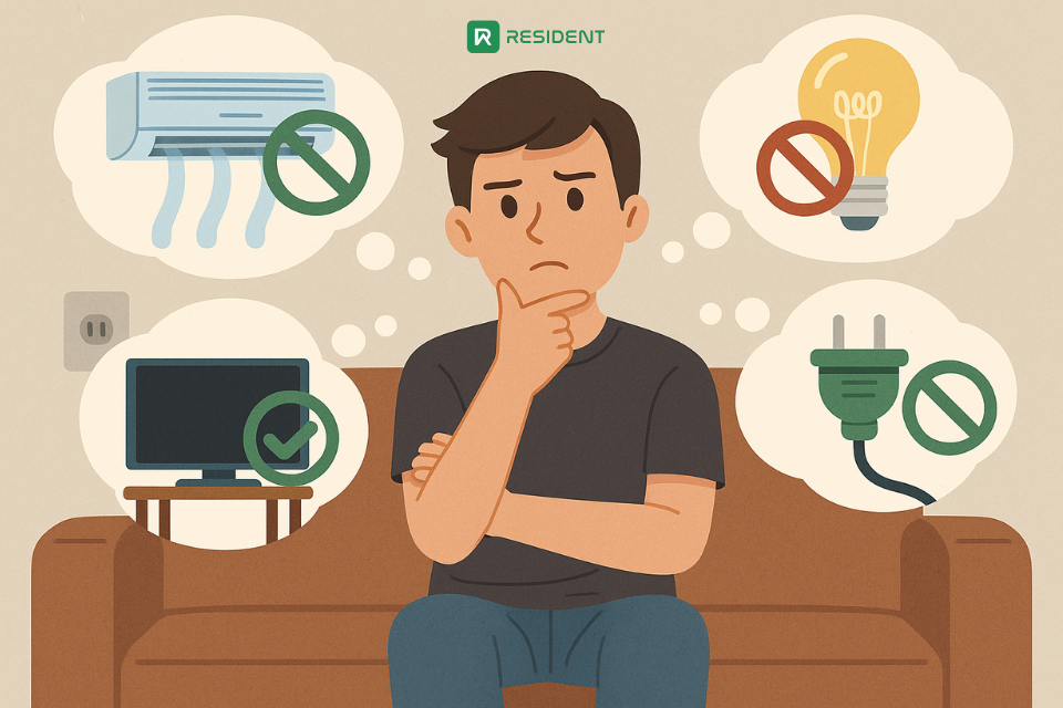 Những hiểu lầm phổ biến về tiết kiệm điện khi ở trọ