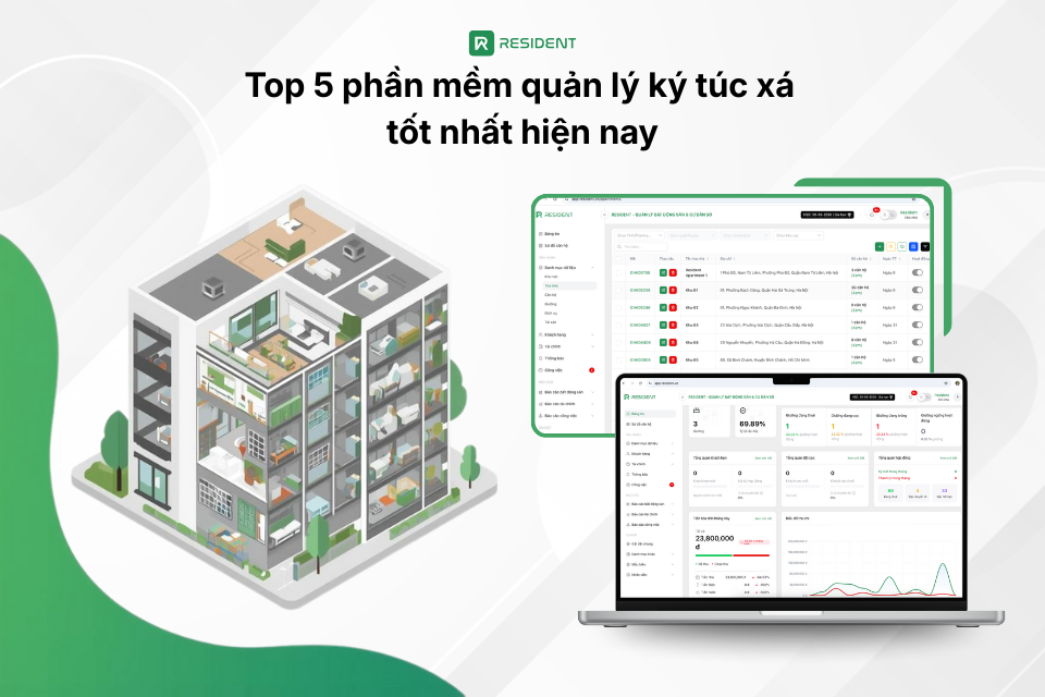 Top 5 phần mềm quản lý ký túc xá tốt nhất hiện nay