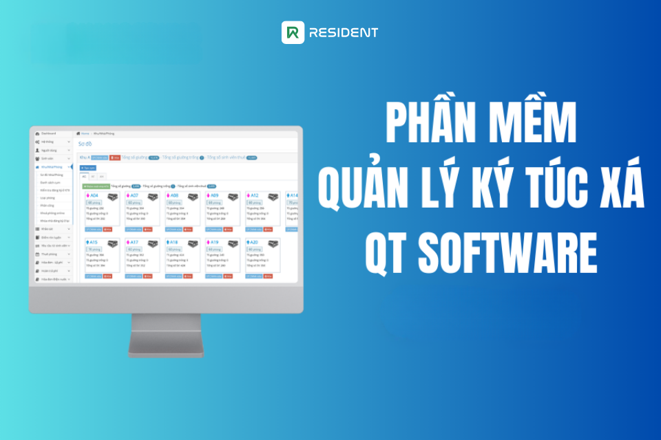 QTSoftware – Phần mềm quản lý ký túc xá chuyên biệt