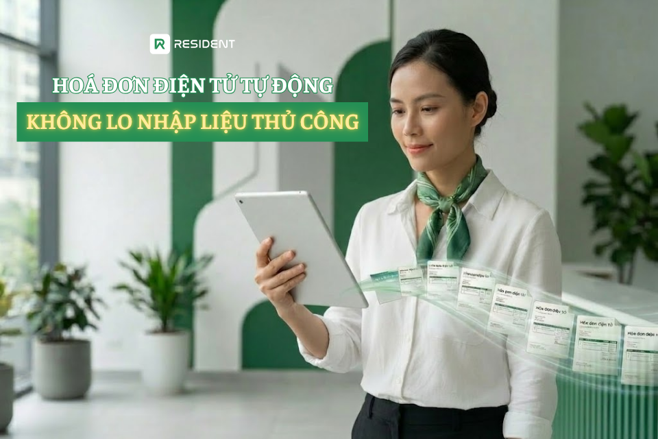 Hoá đơn điện tử tự động, không lo nhập liệu thủ công