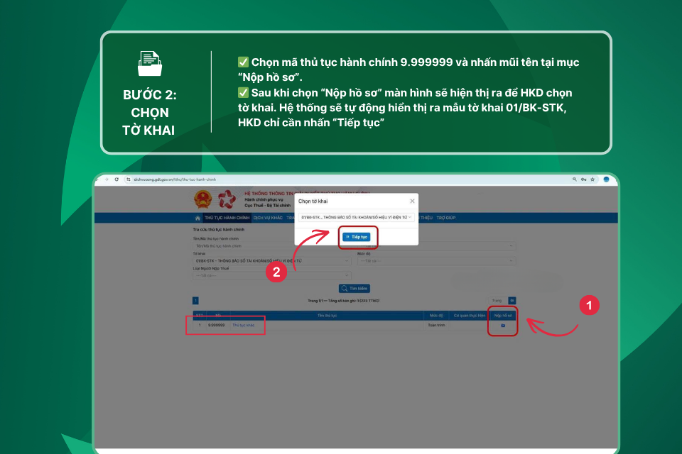 Bước 1: Đăng nhập vào Cổng Dịch vụ công của Tổng cục Thuế