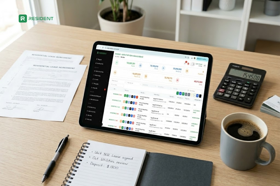 Các chức năng quan trọng của một phần mềm quản lý nhà trọ