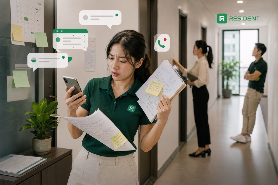 Quản lý khách hẹn xem phòng thủ công thường gặp vấn đề gì?
