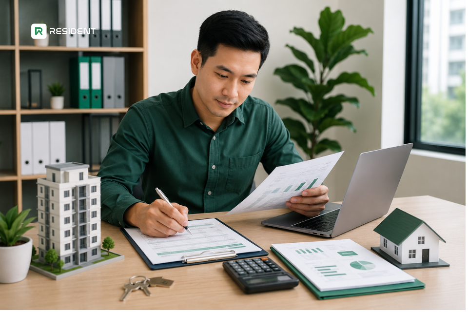 Thông báo doanh thu từ hoạt động cho thuê bất động sản